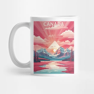 Canada Valentine's Day Vintage Retro 3 Mug